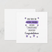 Ik ben hier weg" Grappig pensioen Feestdagenkaart (Voorkant / Achterkant)