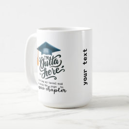 Ik ben hier weg koffiemok