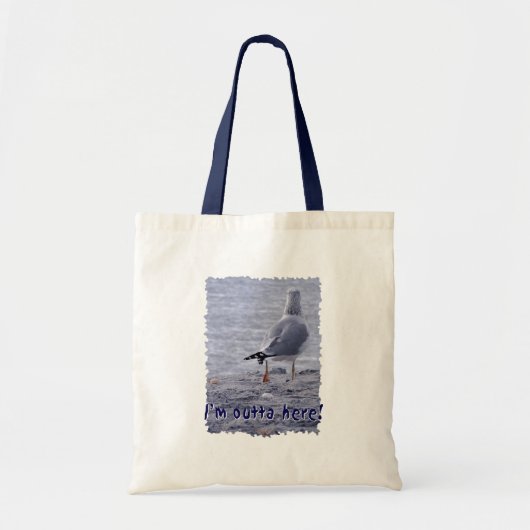 Ik ben hier weg. tote bag (Voorkant)