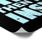 Ik ben high dan neem ik insuline in poster (Hoek)