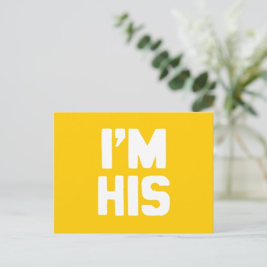 IK BEN HIJ BRIEFKAART (Staand voorkant)