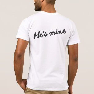 IK BEN HIJ'S MINE GAY MARRIAGE COUPLES SHIRT