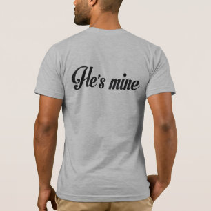 IK BEN HIJ'S MINE GAY MARRIAGE COUPLES SHIRT