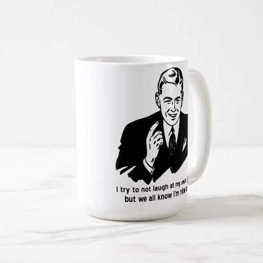Ik ben Hilarious Funny Mug Koffiemok (Voorkant rechts)