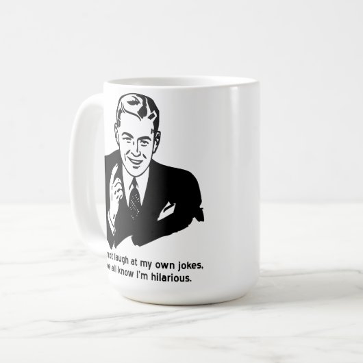 Ik ben Hilarious Funny Mug Koffiemok (Voorkant links)