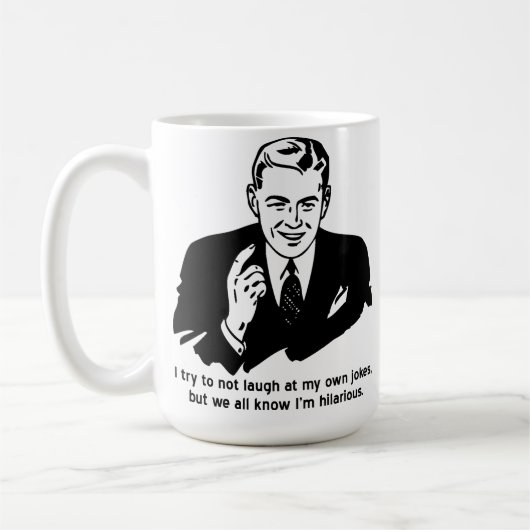 Ik ben Hilarious Funny Mug Koffiemok (Links)