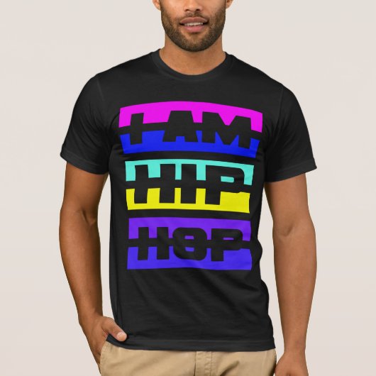 Ik ben Hip Hop shirt - kies stijl en kleur (Voorkant)