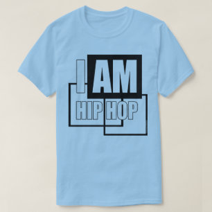 IK BEN HIP HOP - ZWART BLOCK T-SHIRT