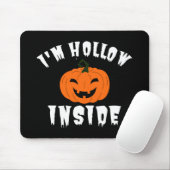 Ik ben Hollow Inside Pumkin Jack O Lantern Muismat (Met muis)