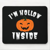 Ik ben Hollow Inside Pumkin Jack O Lantern Muismat (Voorkant)