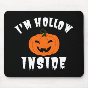 Ik ben Hollow Inside Pumkin Jack O Lantern Muismat
