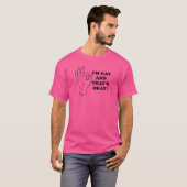 IK BEN HOMO EN DAT IS OKÉ T-SHIRT (Voorkant volledig)