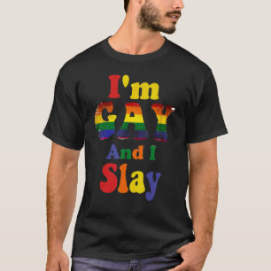 Ik ben homo en ik spreek holebi's homo lesbische t t-shirt