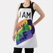 Ik ben homo in een grappige LGBT Pride Maand Schort (Insitu)