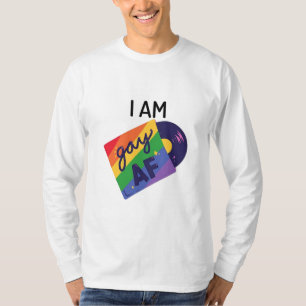 Ik ben homo in een grappige LGBT Pride Maand T-shirt