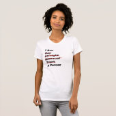 Ik ben homo, recht, biseksueel, Trans, een persoon T-shirt (Voorkant volledig)