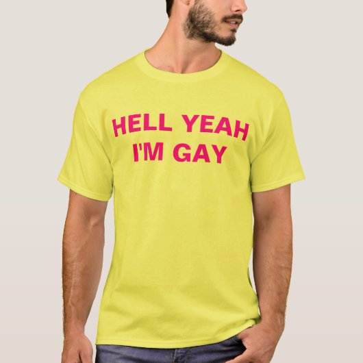 Ik ben homo. t-shirt (Voorkant)