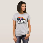 Ik ben homo voor Joe Biden T-shirt (Voorkant volledig)