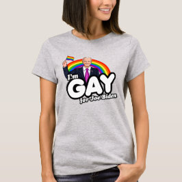 Ik ben homo voor Joe Biden T-shirt