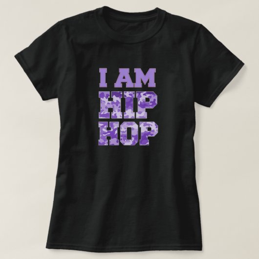 IK BEN HOP Camouflage T-Shirt (Design voorkant)