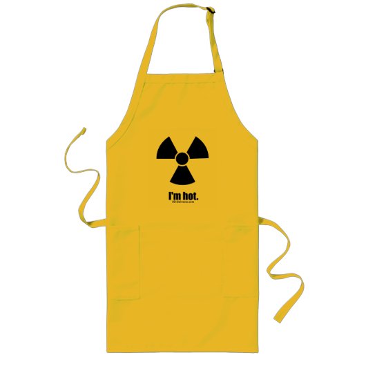 Ik ben Hot Apron Lang Schort (Voorkant)