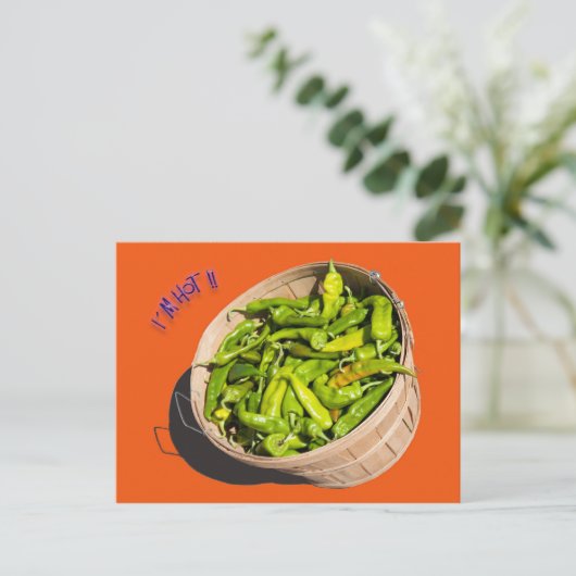 Ik ben hot !! briefkaart (Staand voorkant)