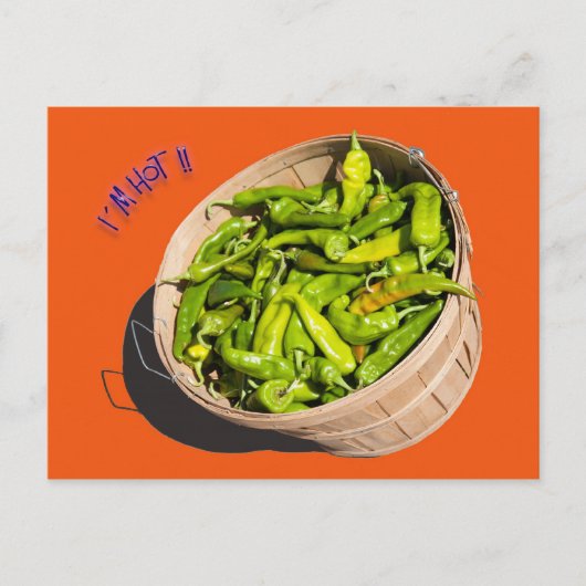 Ik ben hot !! briefkaart (Voorkant)