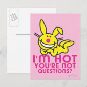 Ik ben Hot Je bent niet Briefkaart (Voorkant / Achterkant)