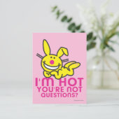 Ik ben Hot Je bent niet Briefkaart (Staand voorkant)
