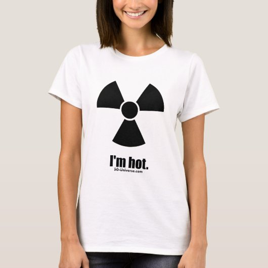 Ik ben Hot Women's Light Shirt (Voorkant)