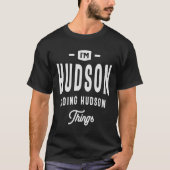 Ik ben Hudson Doing Hudson Things Custom Name Huds T-shirt (Voorkant)
