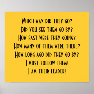 Ik ben hun leider! Poster