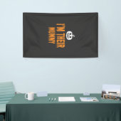 Ik ben hun mummie Halloween-mummieontwerp Spandoek (Beurs)