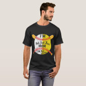Ik ben hun nummer 1 Fan Softball Baseball mama T-shirt (Voorkant volledig)