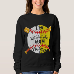 Ik ben hun nummer 1 Fan Softball Baseball mama Trui