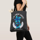 Ik ben hun stem - bewustwording preventie kindermi tote bag (Dichtbij)