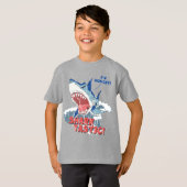 Ik ben Hungry Shark Tastic Kinder T-shirt (Voorkant volledig)
