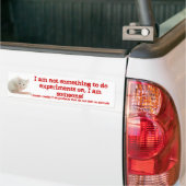Ik ben iemand! bumpersticker (Op Truck)