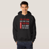 Ik ben iemand die heel veel leuke dingen wil doen hoodie (Voorkant volledig)