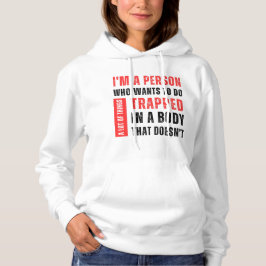 Ik ben iemand die heel veel leuke dingen wil doen hoodie