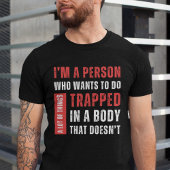 Ik ben iemand die heel veel leuke dingen wil doen t-shirt