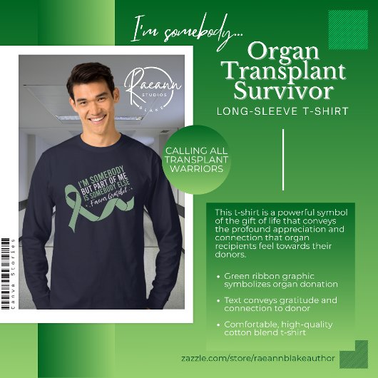 Ik ben iemand die orgaantransplantatie heeft overl t-shirt