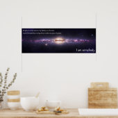 Ik ben iemand - Inspirerend panoramisch Poster (Keuken)