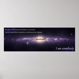 Ik ben iemand - Inspirerend panoramisch Poster