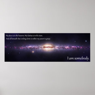 Ik ben iemand - Inspirerend panoramisch Poster