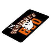 Ik ben iemand's Boo Ghost Halloween Magnet Magneet (Linkerzijde)