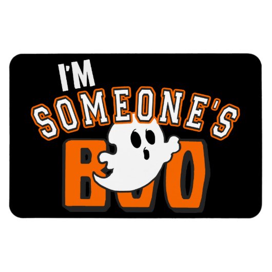 Ik ben iemand's Boo Ghost Halloween Magnet Magneet (Horizontaal)
