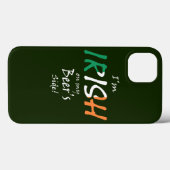 Ik ben Iers aan mijn bierkant bij Irish Flag Case-Mate iPhone Case (Achterkant (horizontaal))