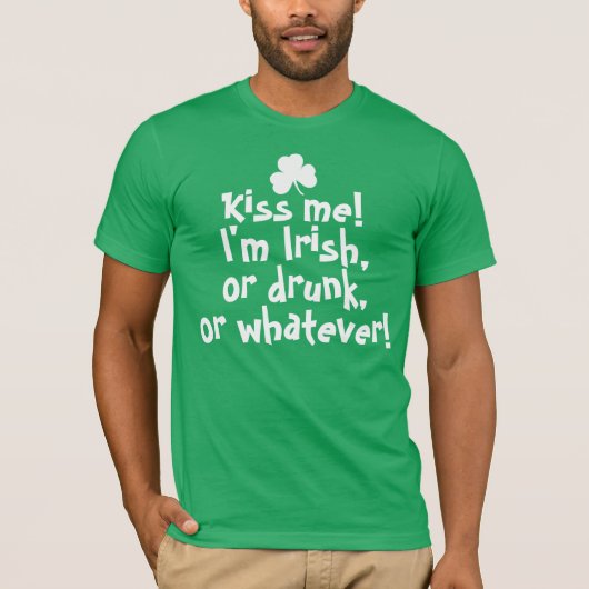 Ik ben Iers Drink. T-shirt (Voorkant)