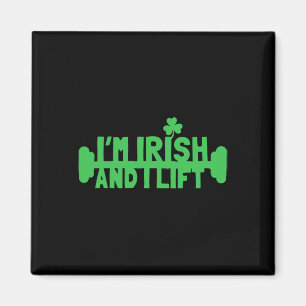 Ik ben Iers En Ik Til St Patricks Day Fitness Work Magneet